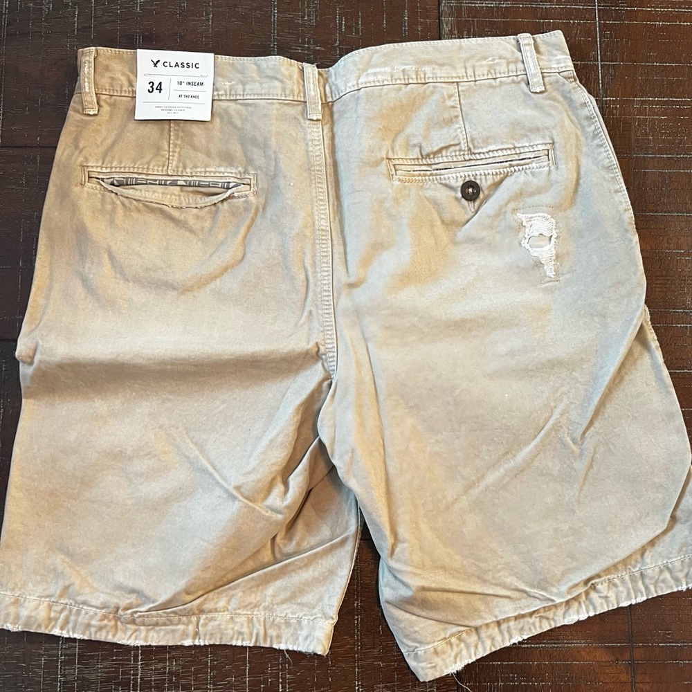 American Eagle distressed shorts